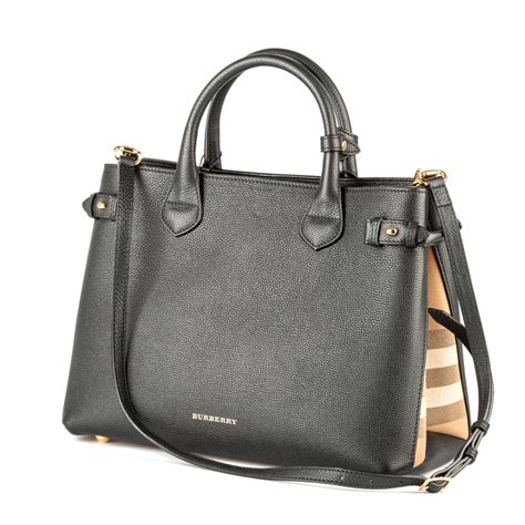 burberry black satchel